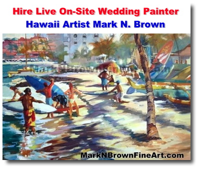 painter artist wedding live hawaii site event ref