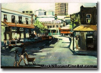 Gateway To Chinatown - 1 | Hawaii Art by Hawaiian Artist Mark N. Brown | Pl