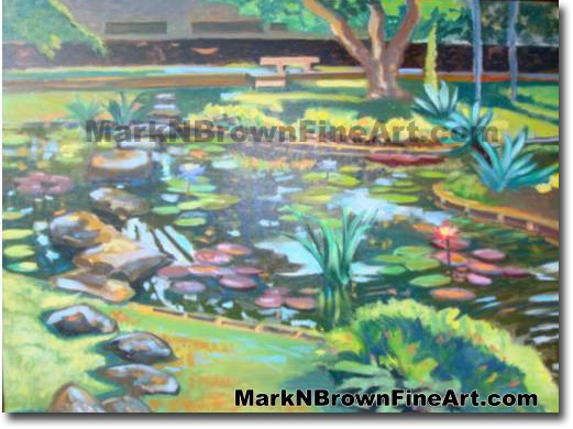 Krauss Hall | Hawaii Art by Hawaiian Artist Mark N. Brown | Plein Air Paint