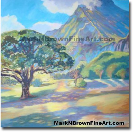 Na Pali O' Ko'olau | Hawaii Art by Hawaiian Artist Mark N. Brown | Plein Ai