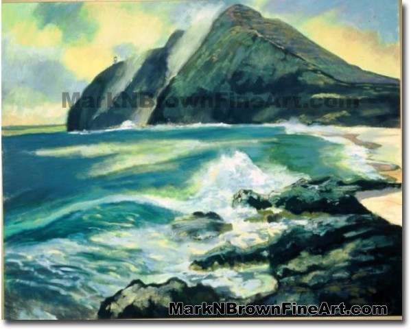 Makapu'u Sunrise | Hawaii Art by Hawaiian Artist Mark N. Brown | Plein Air 