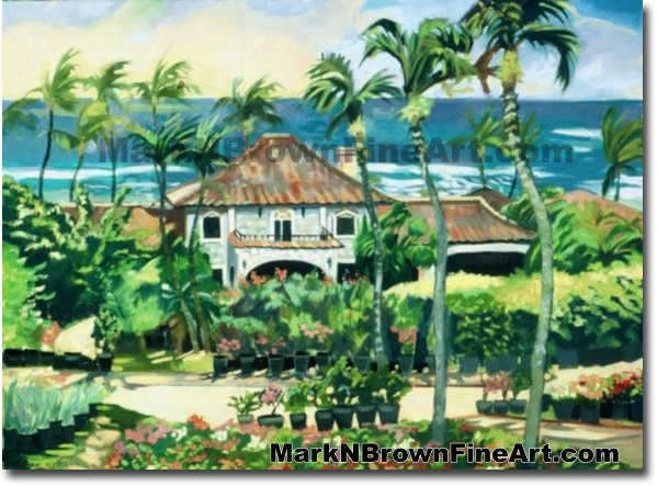 Diamond Head | Hawaii Art by Hawaiian Artist Mark N. Brown | Plein Air Pain