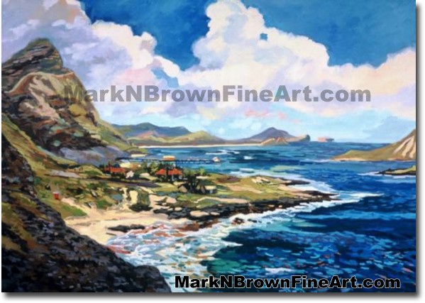 Makapu'u Lookout Mosiac | Hawaii Art by Hawaiian Artist Mark N. Brown | Ple