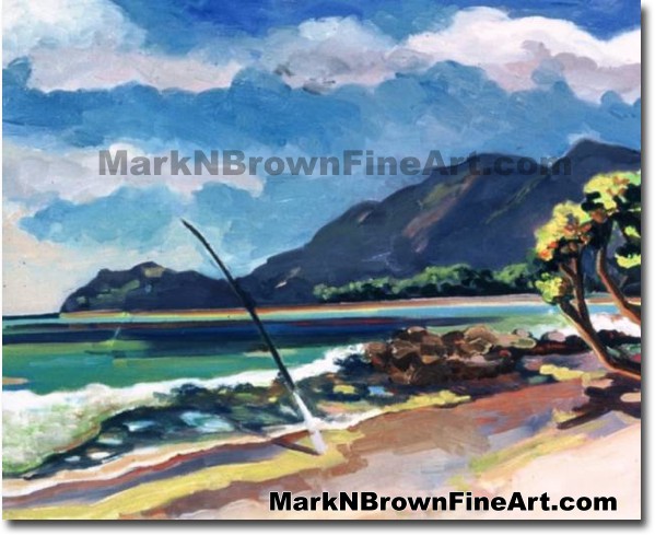 Bellows -1 | Hawaii Art by Hawaiian Artist Mark N. Brown | Plein Air Painte