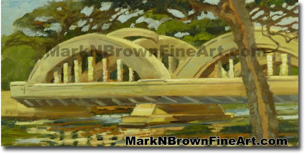 Haleiwa Bridge Afternoon | Hawaii Art by Hawaiian Artist Mark N. Brown | Pl