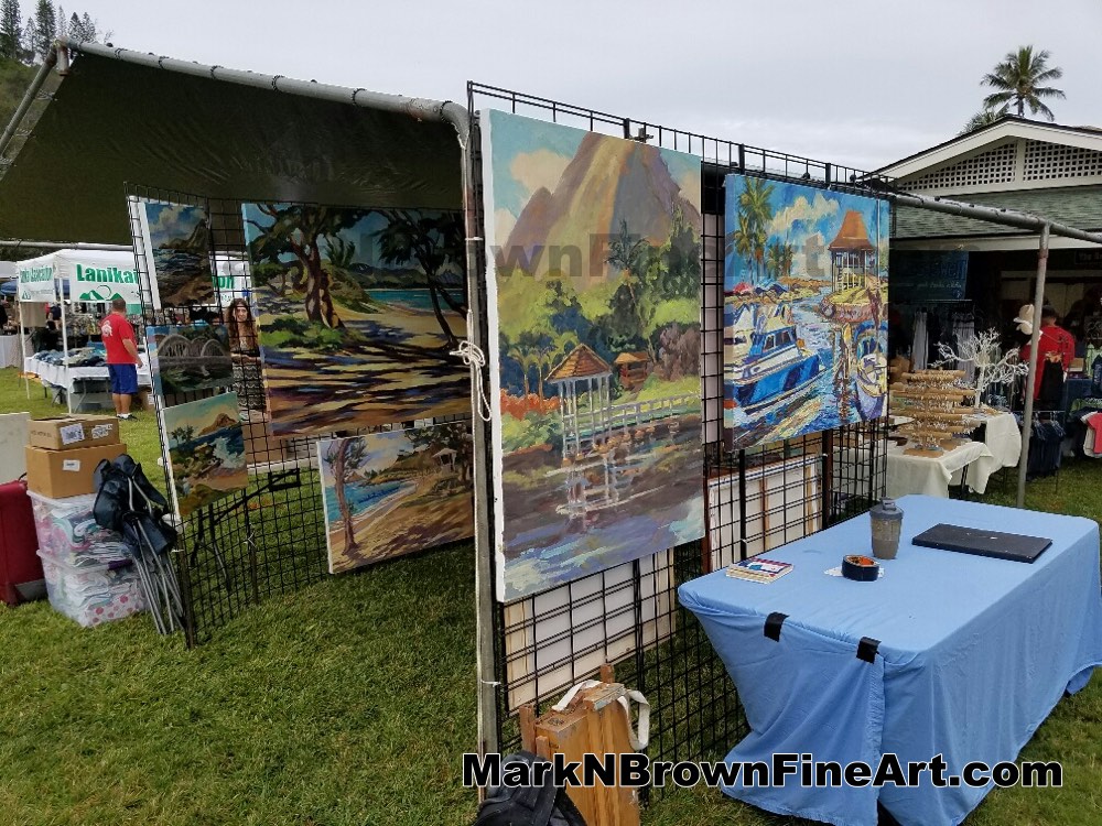 Lanikai Winter Craft Fair 2022 Featuring Hawaii Art From Hawaii Artist