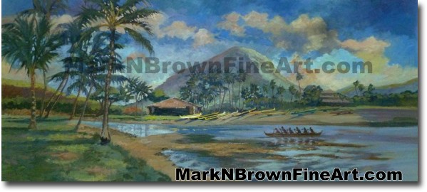 Kuliouou Hawaii Fine Art by Hawaii Artist Mark N. Brown