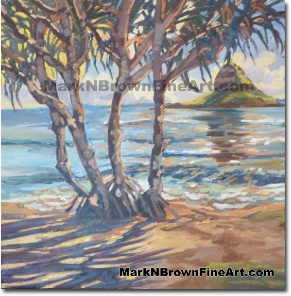 Hala Tree - Hawaii Fine Art by Hawaii Artist Mark N. Brown