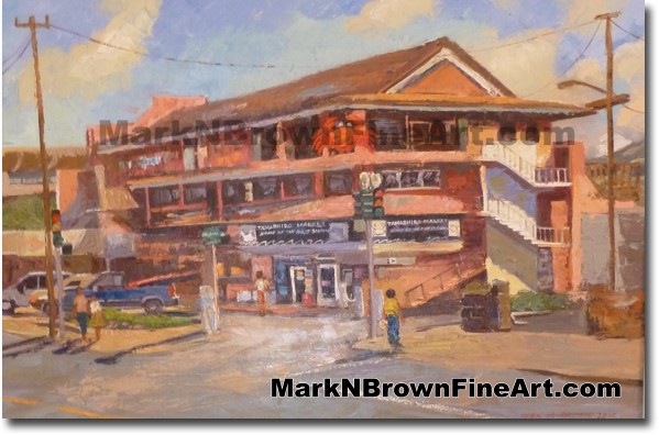 Tamashiro Market - Hawaii Fine Art by Hawaii Artist Mark N. Brown