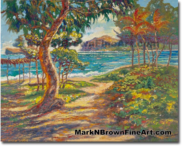 Colors Of Waimanalo - Hawaii Fine Art by Hawaii Artist Mark N. Brown