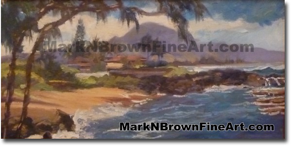 Three Tables - Hawaii Fine Art by Hawaii Artist Mark N. Brown