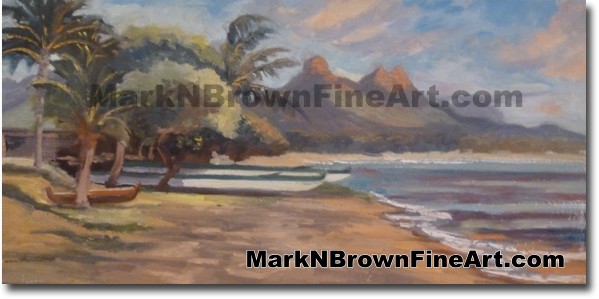 Waimanalo - Hawaii Fine Art by Hawaii Artist Mark N. Brown