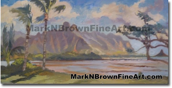 Regal Kualoa - Hawaii Fine Art by Hawaii Artist Mark N. Brown