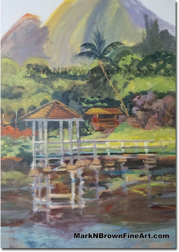 Haiku Gardens 2017 - Hawaii Fine Art by Hawaii Artist Mark N. Brown