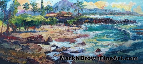 Three Tables Hawaii Fine Art By Hawaii Artist Mark N Brown January 2021