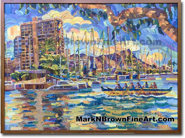 Magic Island Hawaii Fine Art By Hawaii Artist Mark N Brown January 2022