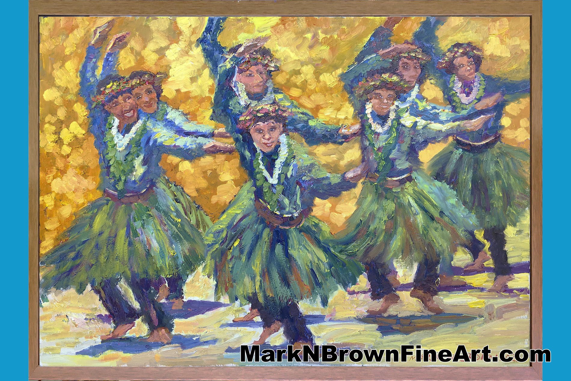 Men in Buff & Blu Hawaii Fine Art By Hawaii Artist Mark N Brown January 202