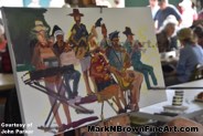 Woes Day Parade Live Art Painting With Hawaii Artist Mark N Brown Artwork 07