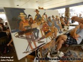 Woes Day Parade Live Art Painting With Hawaii Artist Mark N Brown Artwork 25