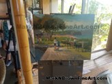 Hawaii Artist Mark N Brown Maui Plein Air Painting Invitational 2019 Quickdraw Photos 06