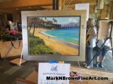 Hawaii Artist Mark N Brown Maui Plein Air Painting Invitational 2019 Quickdraw Photos 13