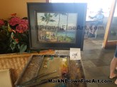 Hawaii Artist Mark N Brown Maui Plein Air Painting Invitational 2019 Quickdraw Photos 14