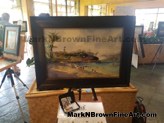 Hawaii Artist Mark N Brown Maui Plein Air Painting Invitational 2019 Quickdraw Photos 17