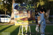 Mark N Brown Plein Air Live Art Painting Fine Art In Waikiki Honolulu 2 02