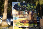 Mark N Brown Plein Air Live Art Painting Fine Art In Waikiki Honolulu 2 05