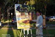 Mark N Brown Plein Air Live Art Painting Fine Art In Waikiki Honolulu 2 08