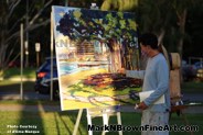 Mark N Brown Plein Air Live Art Painting Fine Art In Waikiki Honolulu 2 09