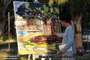 Mark N Brown Plein Air Live Art Painting Fine Art In Waikiki Honolulu 2 12