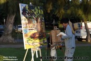 Mark N Brown Plein Air Live Art Painting Fine Art In Waikiki Honolulu 2 17