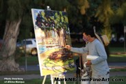 Mark N Brown Plein Air Live Art Painting Fine Art In Waikiki Honolulu 2 21