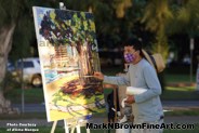 Mark N Brown Plein Air Live Art Painting Fine Art In Waikiki Honolulu 2 22