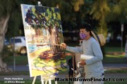 Mark N Brown Plein Air Live Art Painting Fine Art In Waikiki Honolulu 2 23