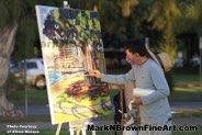 Mark N Brown Plein Air Live Art Painting Fine Art In Waikiki Honolulu 2 24
