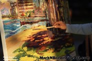 Mark N Brown Plein Air Live Art Painting Fine Art In Waikiki Honolulu 2 28