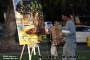 Mark N Brown Plein Air Live Art Painting Fine Art In Waikiki Honolulu 2 34