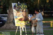 Mark N Brown Plein Air Live Art Painting Fine Art In Waikiki Honolulu 2 38