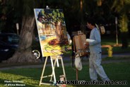 Mark N Brown Plein Air Live Art Painting Fine Art In Waikiki Honolulu 2 39