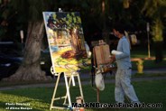Mark N Brown Plein Air Live Art Painting Fine Art In Waikiki Honolulu 2 40