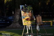 Mark N Brown Plein Air Live Art Painting Fine Art In Waikiki Honolulu 2 41