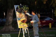 Mark N Brown Plein Air Live Art Painting Fine Art In Waikiki Honolulu 2 45