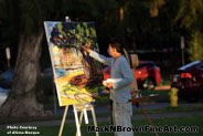 Mark N Brown Plein Air Live Art Painting Fine Art In Waikiki Honolulu 2 48