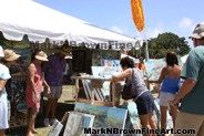 Hawaii artist Mark Brown's plein art style on display at Haleiwa Arts Festival