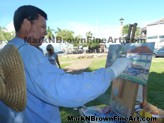 Hawaii Plein Air Artist Mark Brown gets inspired by his outdoor surroundings during his Art Class Workshop