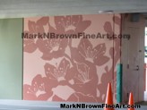 Hosoi Floral Mural By Hawaii Artist Mark N Brown 24