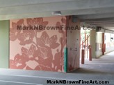 Hosoi Floral Mural By Hawaii Artist Mark N Brown 25