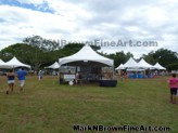 Nice day to buy some Plein Air art at Mark N. Brown's Haleiwa Arts Festival booth